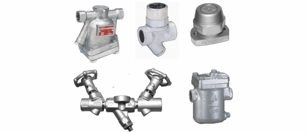 Miyawaki steam traps and system components