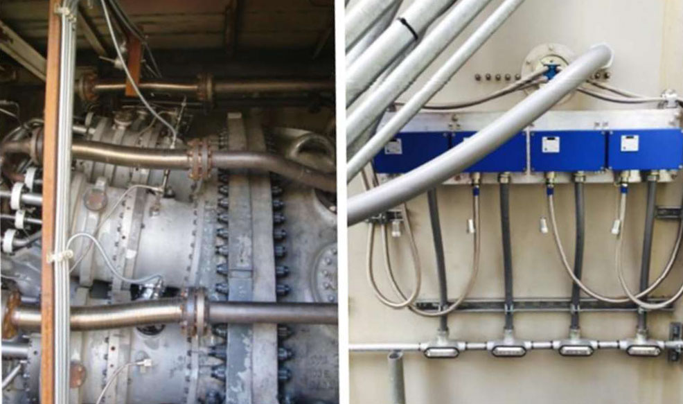 Combustion turbine flame scanners and ignitors